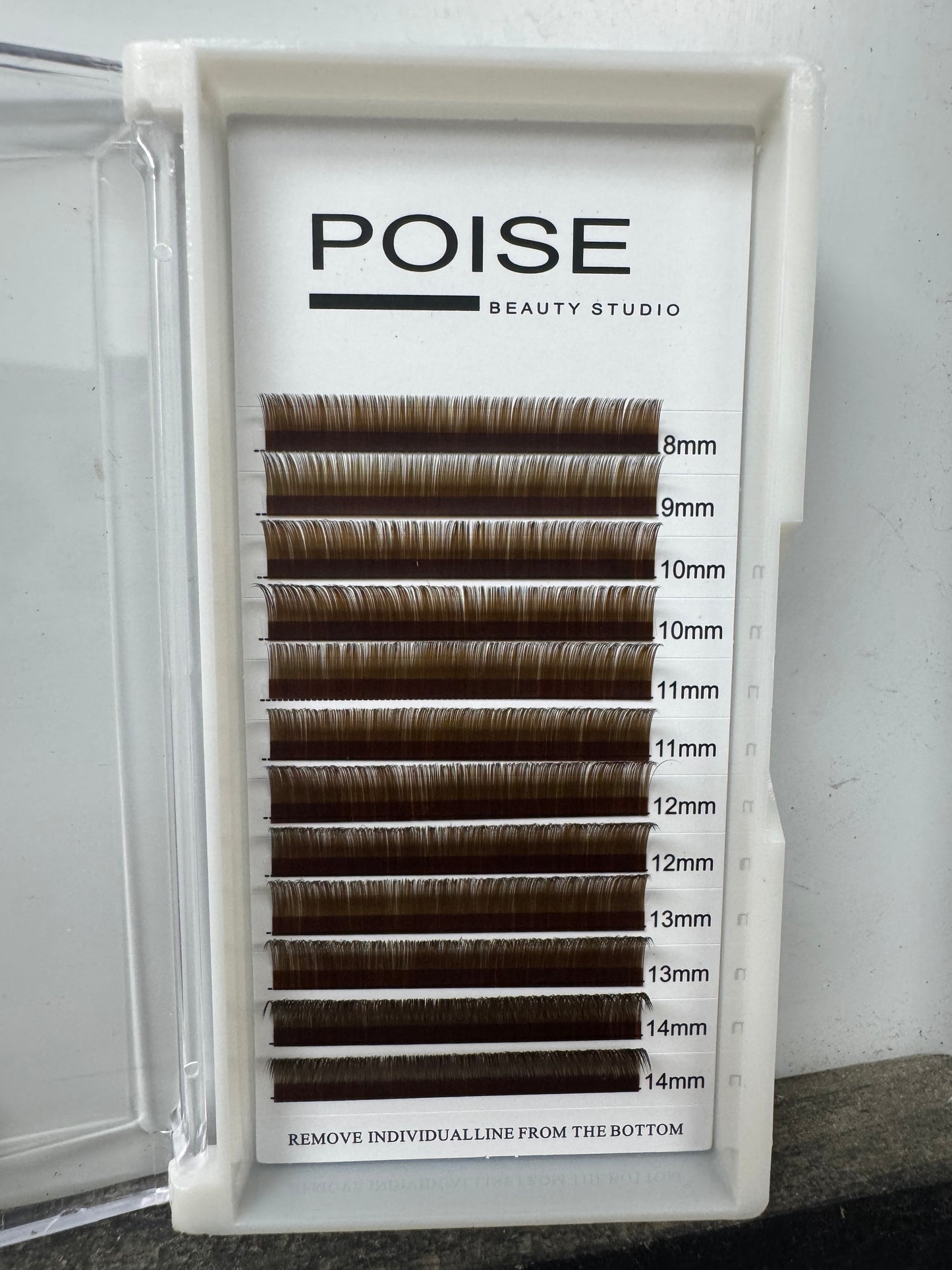 Brown lashes